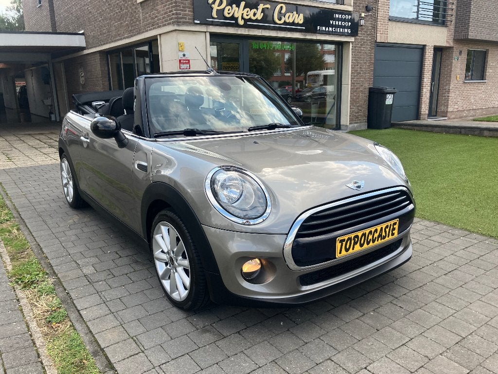 MINI COOPER - AUTOMAAT - TOPSTAAT - MET GARANTIE-13.950 €, Auto's, Stof, Overige kleuren, Cabriolet, Bedrijf