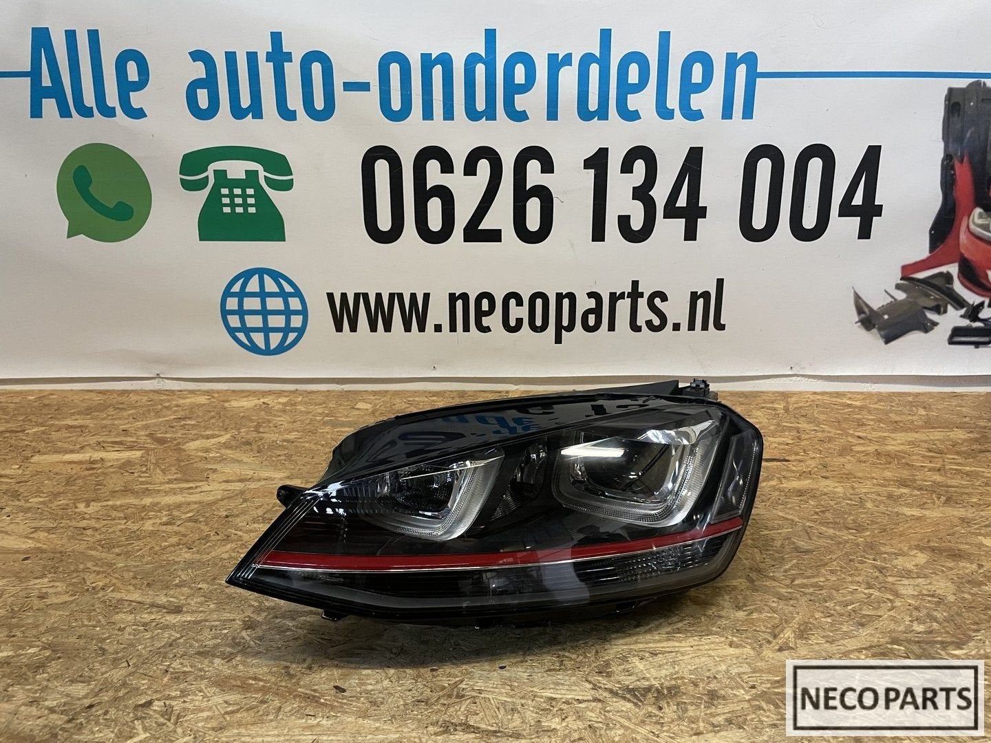 VW GOLF 7 GTI XENON LED KOPLAMP LINKS ORIGINEEL 5G1941753A, Gebruikt, -, Volkswagen, -