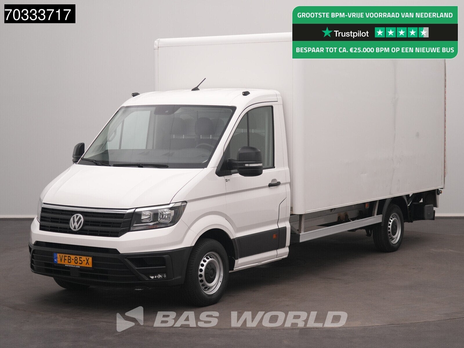 Volkswagen Crafter 140pk XL Laadklep D'Hollandia Automaat Zi, Autos, Camionnettes & Utilitaires, Achat, Euro 6, Entreprise, 3 places