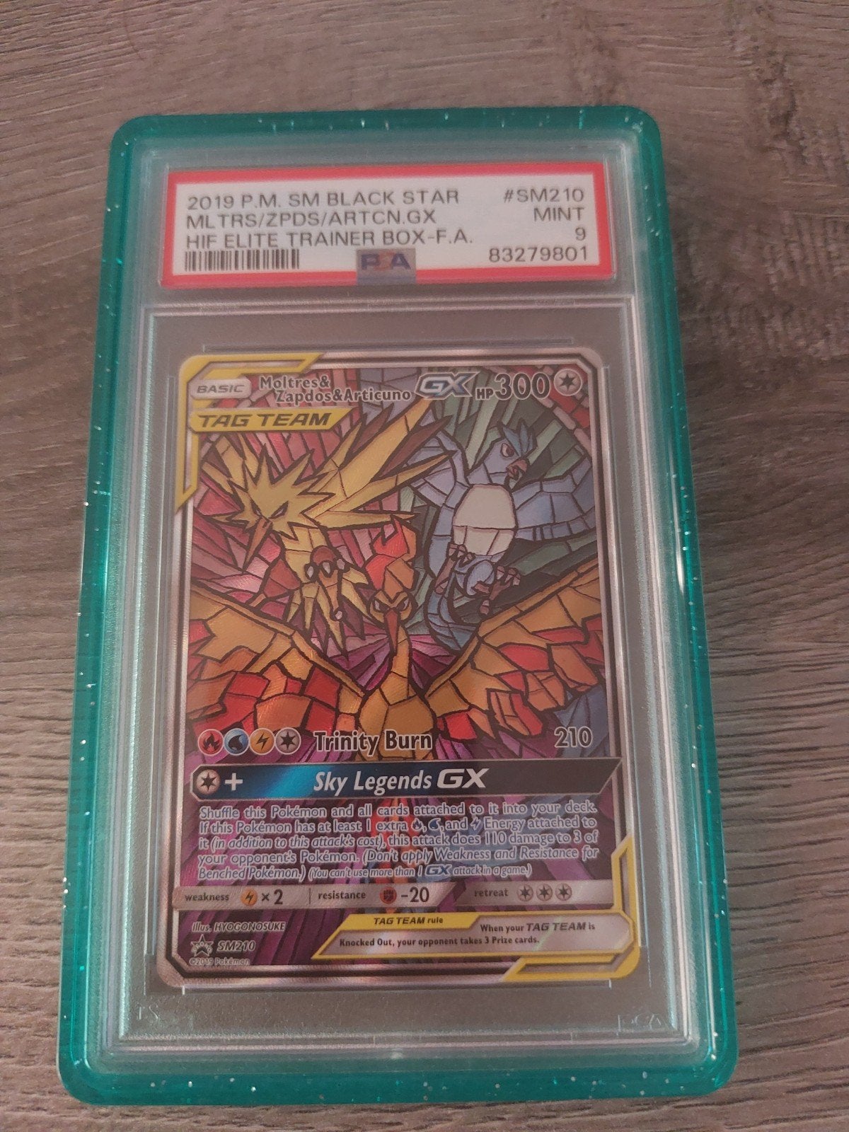 moltres zapdos articuno gx psa 9, Ophalen of Verzenden
