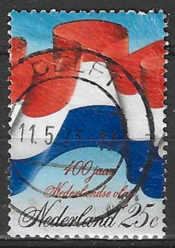 Pays-Bas 1972 - Yvert 964 - Drapeau néerlandais - 25 c. (ST), Timbres & Monnaies, Timbres | Pays-Bas, Envoi, Affranchi