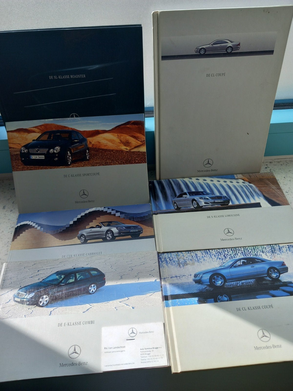 Mercedes folders, Ophalen of Verzenden