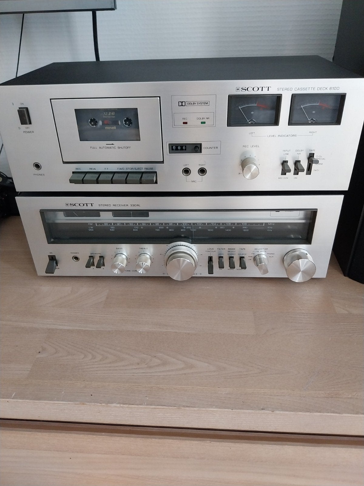 a vendre ampli tuner scott et deck, Enlèvement ou Envoi