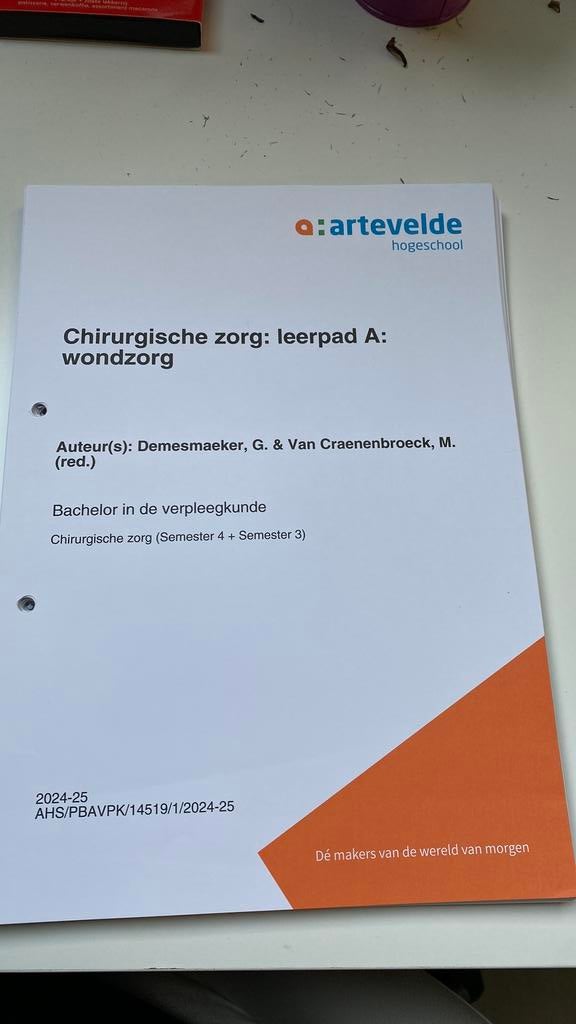 Chirurgische zorg: leerpad A: wondzorg, Boeken, Ophalen of Verzenden, Nieuw, Hogeschool