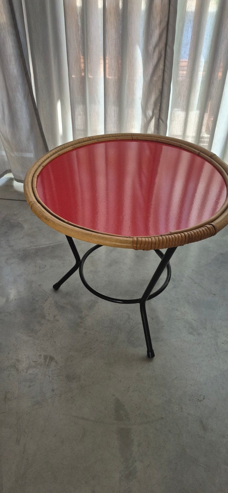 Vintage Rohe Noordwolle tafeltje, Maison & Meubles, Tables | Tables d'appoint, Enlèvement