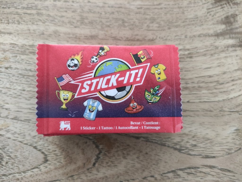 Stick it Delhaize, Collections, Actions de supermarché, Autres supermarchés, Enlèvement
