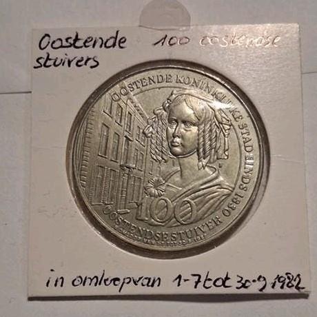 Oostende, 100 stuivers 1982. Zeer mooi., Verzenden