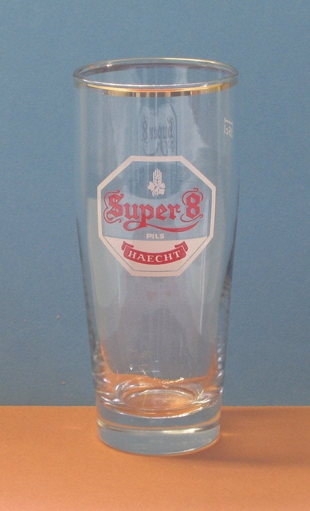 BIERGLAS HAECHT 8 - 461, Verzamelen, Ophalen, Gebruikt, Glas of Glazen, Overige merken