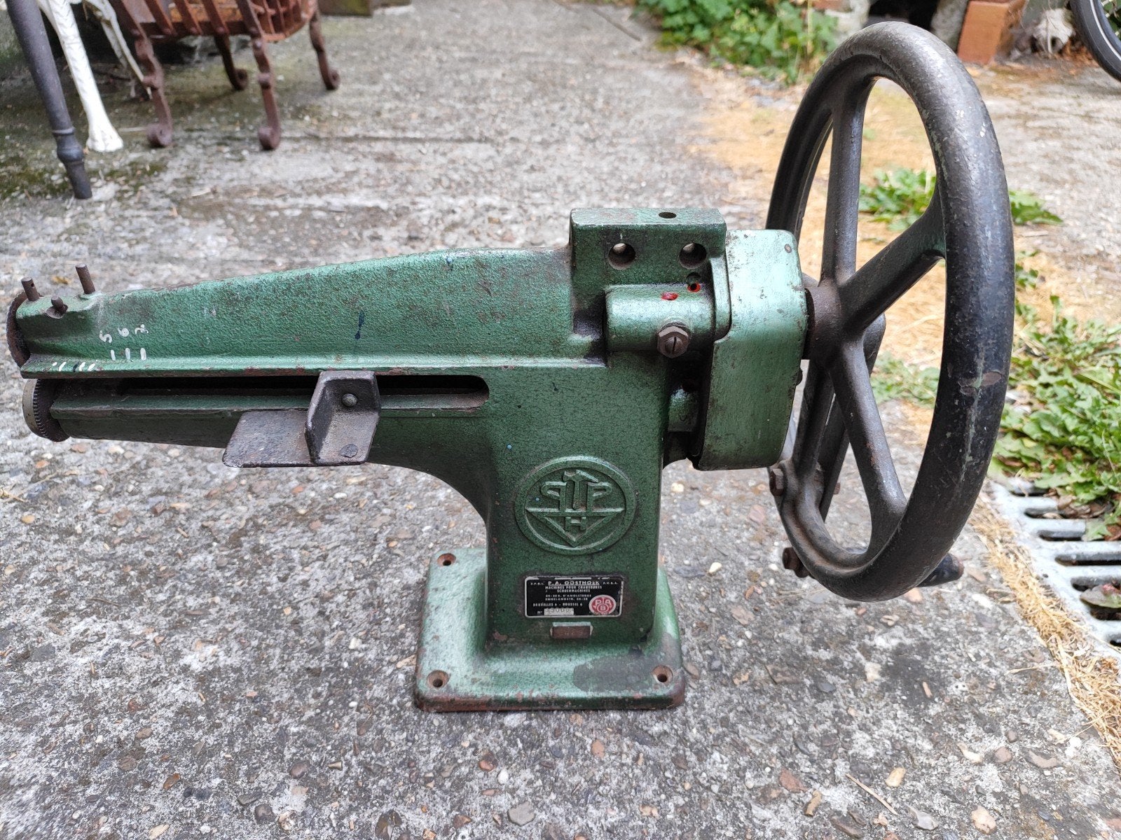 leder,rubber snijmachine, Ophalen of Verzenden
