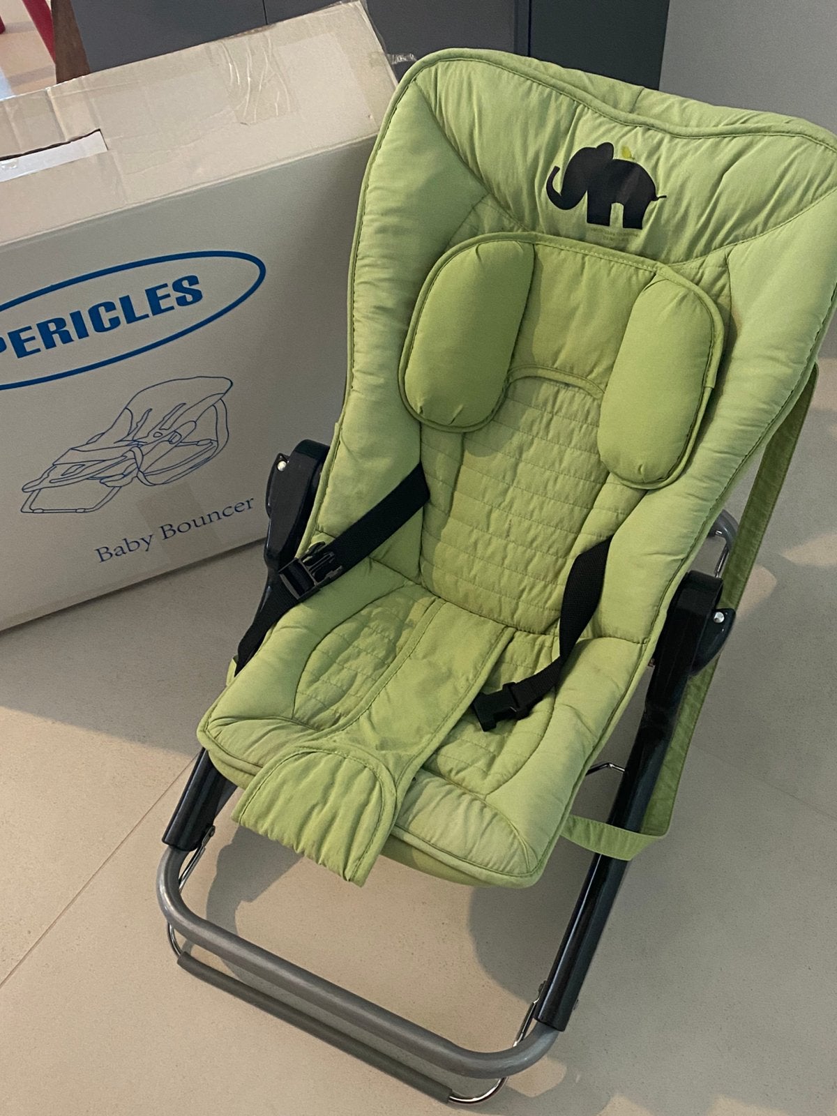 Baby bouncer/baby sit Pericles, Kinderen en Baby's, Wipstoel, Met gordel(s) of riempje(s), Zo goed als nieuw, Ophalen