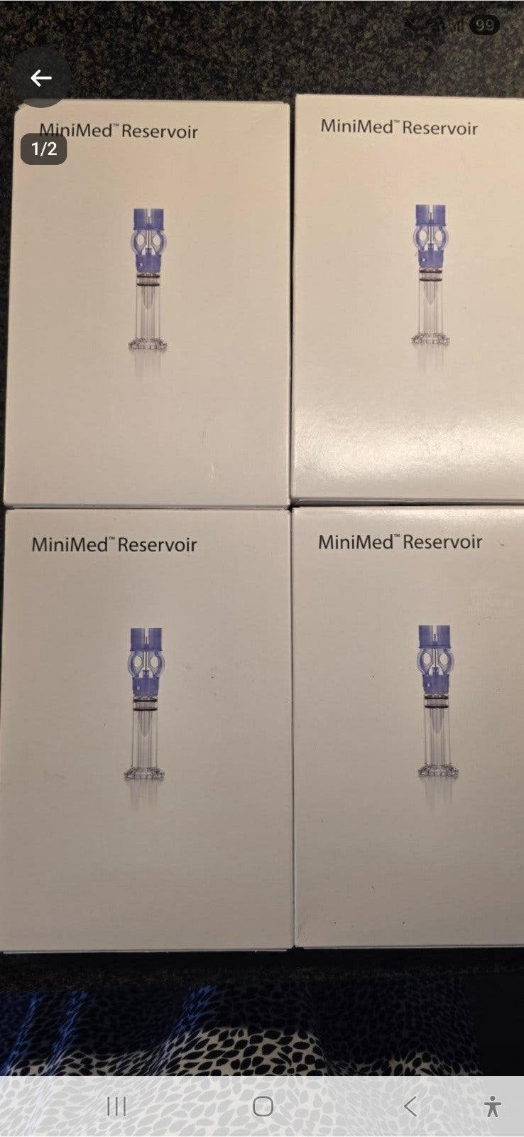 Réservoir Medtronic Minimed 1,8 ml 4 boîtes de 10 pièces, Enlèvement ou Envoi, Neuf