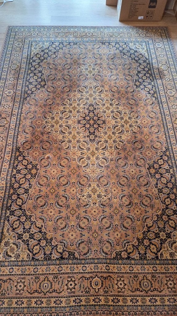 wollen tapijt, Huis en Inrichting, Stoffering | Tapijten en Vloerkleden, Ophalen, Gebruikt, Beige, 200 cm of meer