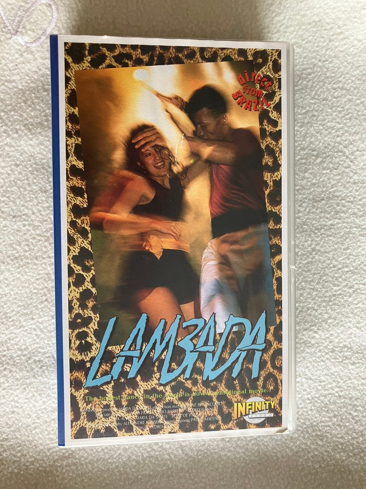 Lambada - Cassette vidéo VHS - infinity, Sous-titré en néerlandais, Enlèvement ou Envoi, Tous les âges, Comme neuf
