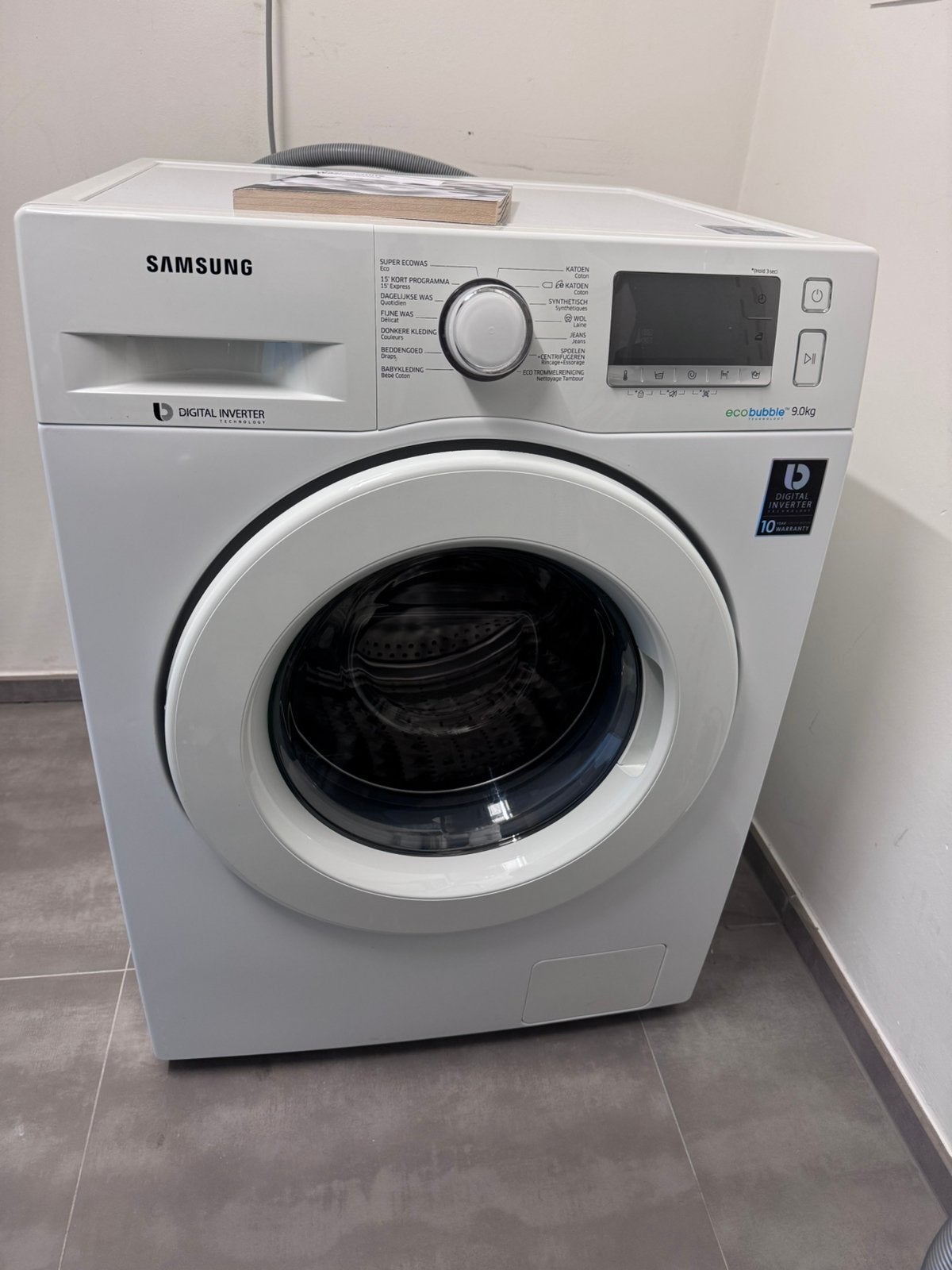Samsung Wasmachine - EcoBubble 9KG, Elektronische apparatuur, Ophalen, 1200 tot 1600 toeren, 8 tot 10 kg, Energieklasse A of zuiniger