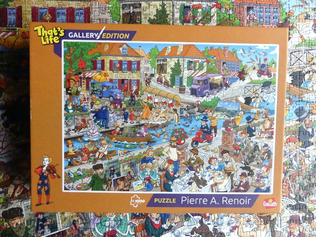 Puzzel Goliath That's Life Gallery  : PIERRE RENOIR 1000 st., Ophalen of Verzenden, 500 t/m 1500 stukjes, Zo goed als nieuw, Legpuzzel