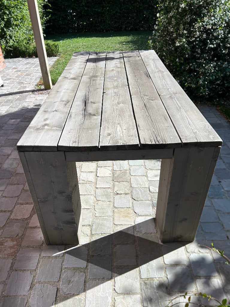 tuintafel steigerhout, Enlèvement, Comme neuf, Rectangulaire, Autres matériaux