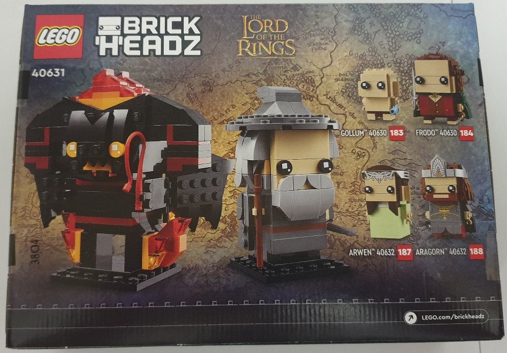 LEGO 40631 Gandalf de Grijze & Balrog - NIEUW & SEALED, BrickHeadz, Lego, Nieuw, Ophalen of Verzenden