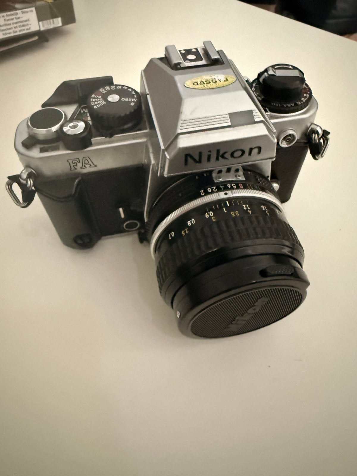 Nikon FA + Nikon Nikkor 50mm 1:2, TV, Hi-fi & Vidéo, Appareils photo analogiques, Utilisé, Nikon, Enlèvement