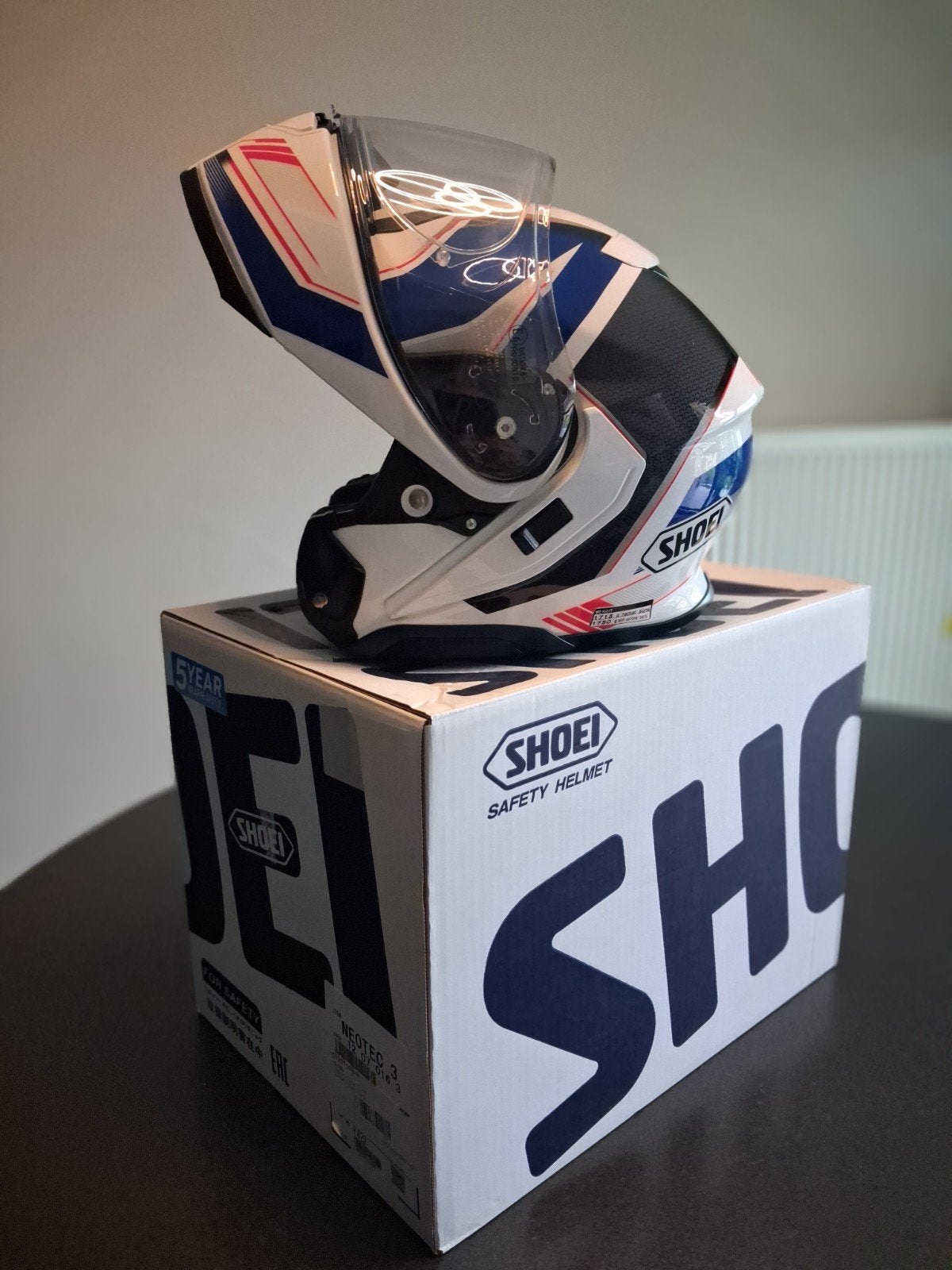 Shoei - Neotec 3 Grasp TC-10 - Casque System - Taille M, Motos, Enlèvement, M, Casque système, Shoei