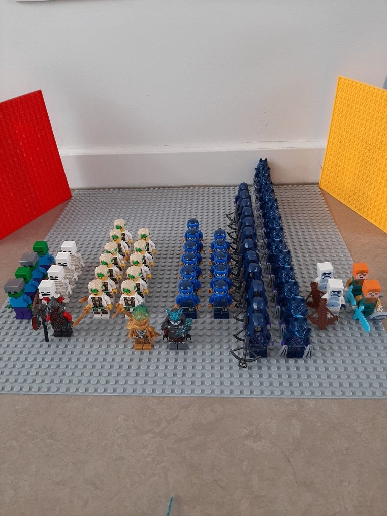 Figurines Lego Ninjago et Minecraft | Destiny, Enlèvement ou Envoi, Lego, Plusieurs sets, Comme neuf