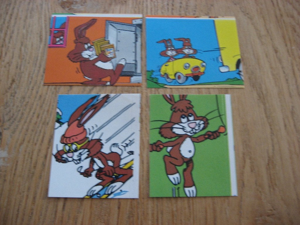 4 Stickers Nesquik Bunny, Enlèvement ou Envoi, Neuf, Marque