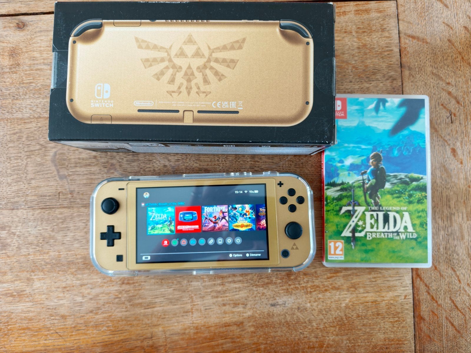 Switch Lite - Édition Hyrule + jeu, Games en Spelcomputers, Spelcomputers | Overige, Ophalen of Verzenden, Nintendo, Zo goed als nieuw