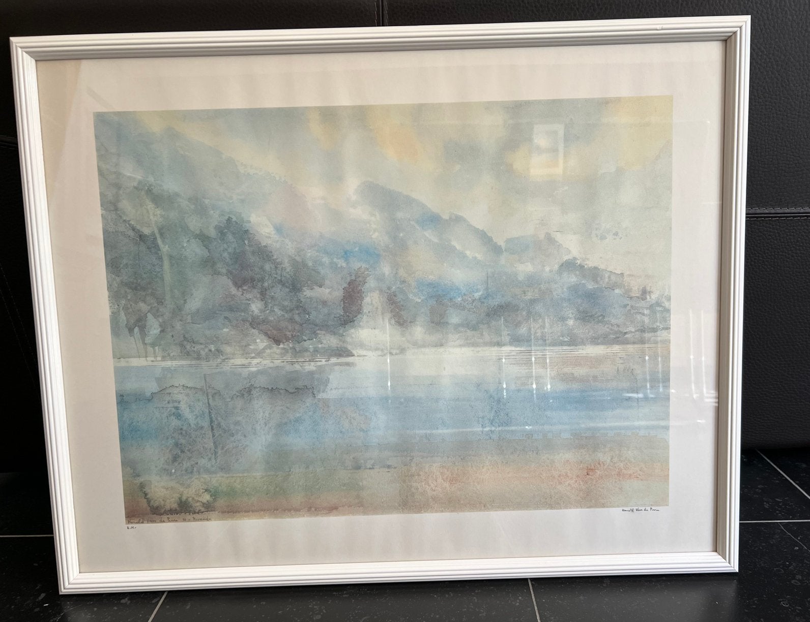 Aquarel schilderij Harold Van de Perre, Antiquités & Art, Enlèvement