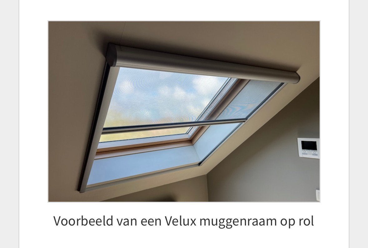 Raamhor muggenhor velux 2 stuks, 100 tot 120 cm, Kunststof, Overige typen, Nieuw