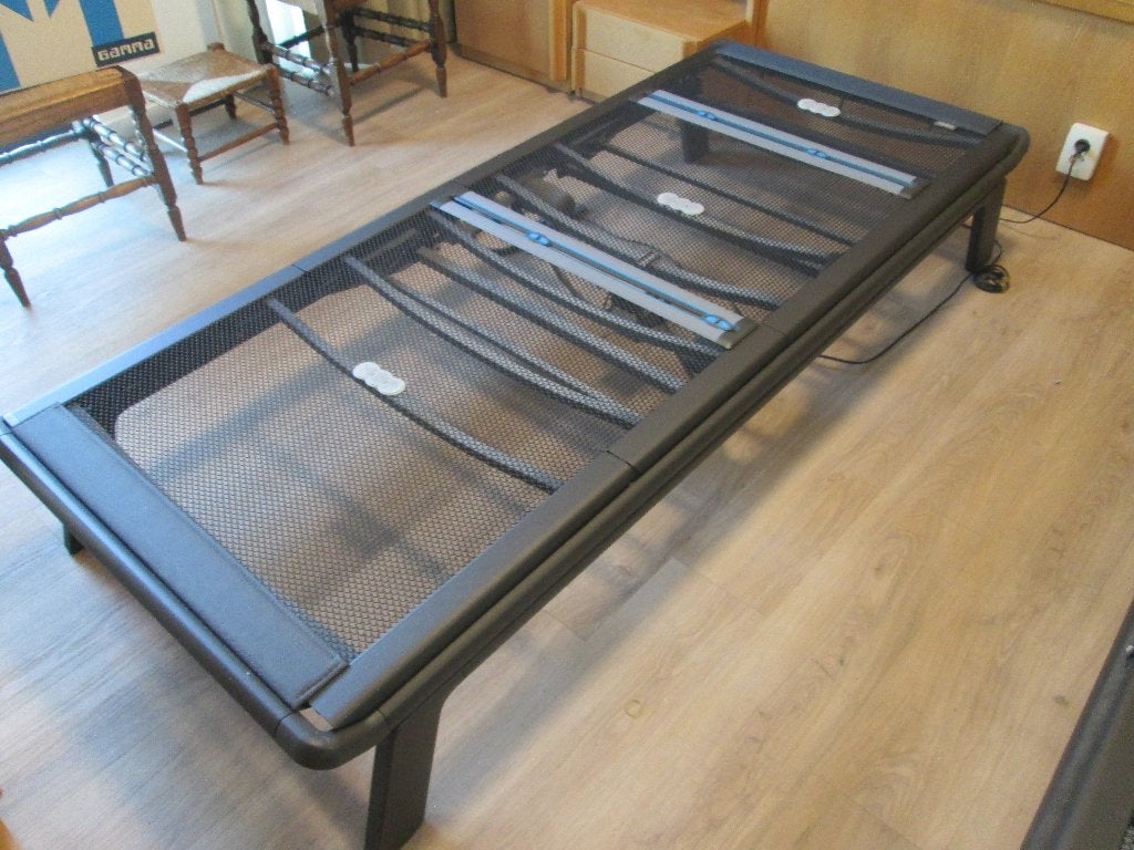 Bed | Bedbodem | Onderstel bed | Auping, Ophalen, Gebruikt, 90 cm, Eenpersoons