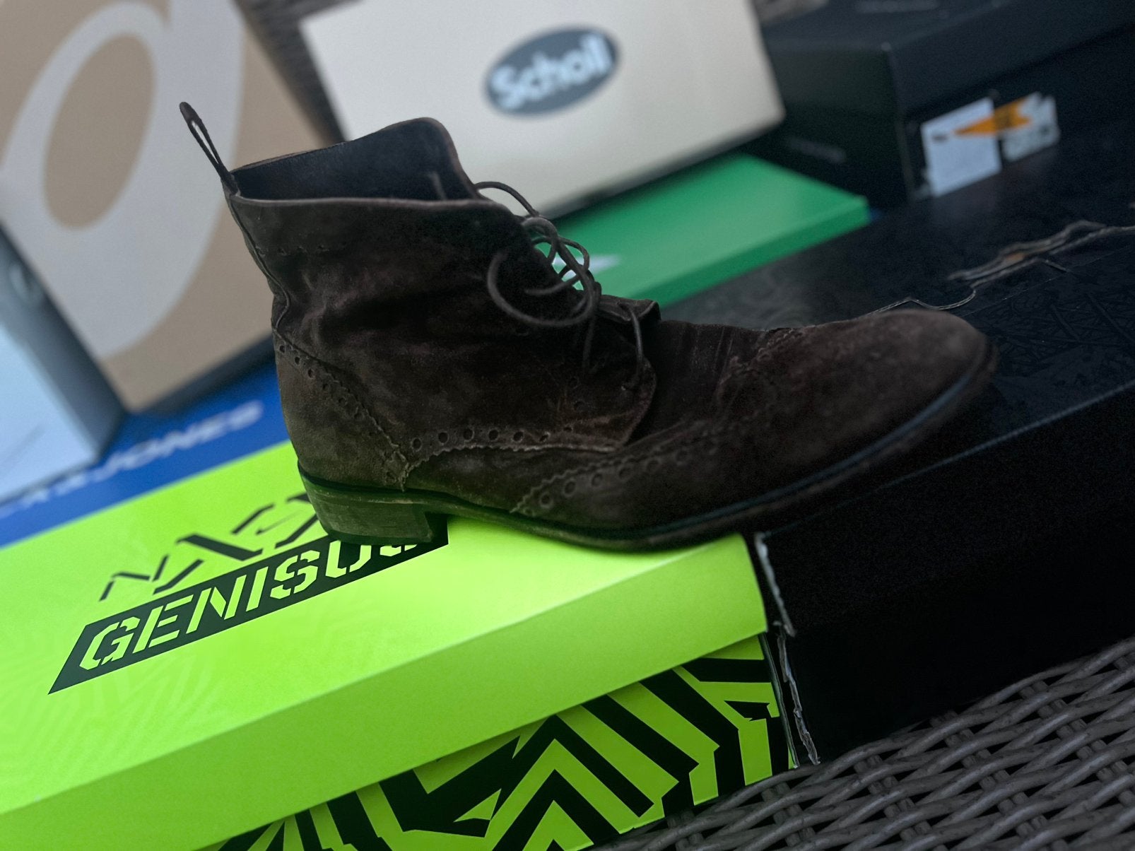 Heren schoenen Maat 42, Kleding | Heren, Schoenen, Ophalen, Bruin, Boots, Zo goed als nieuw