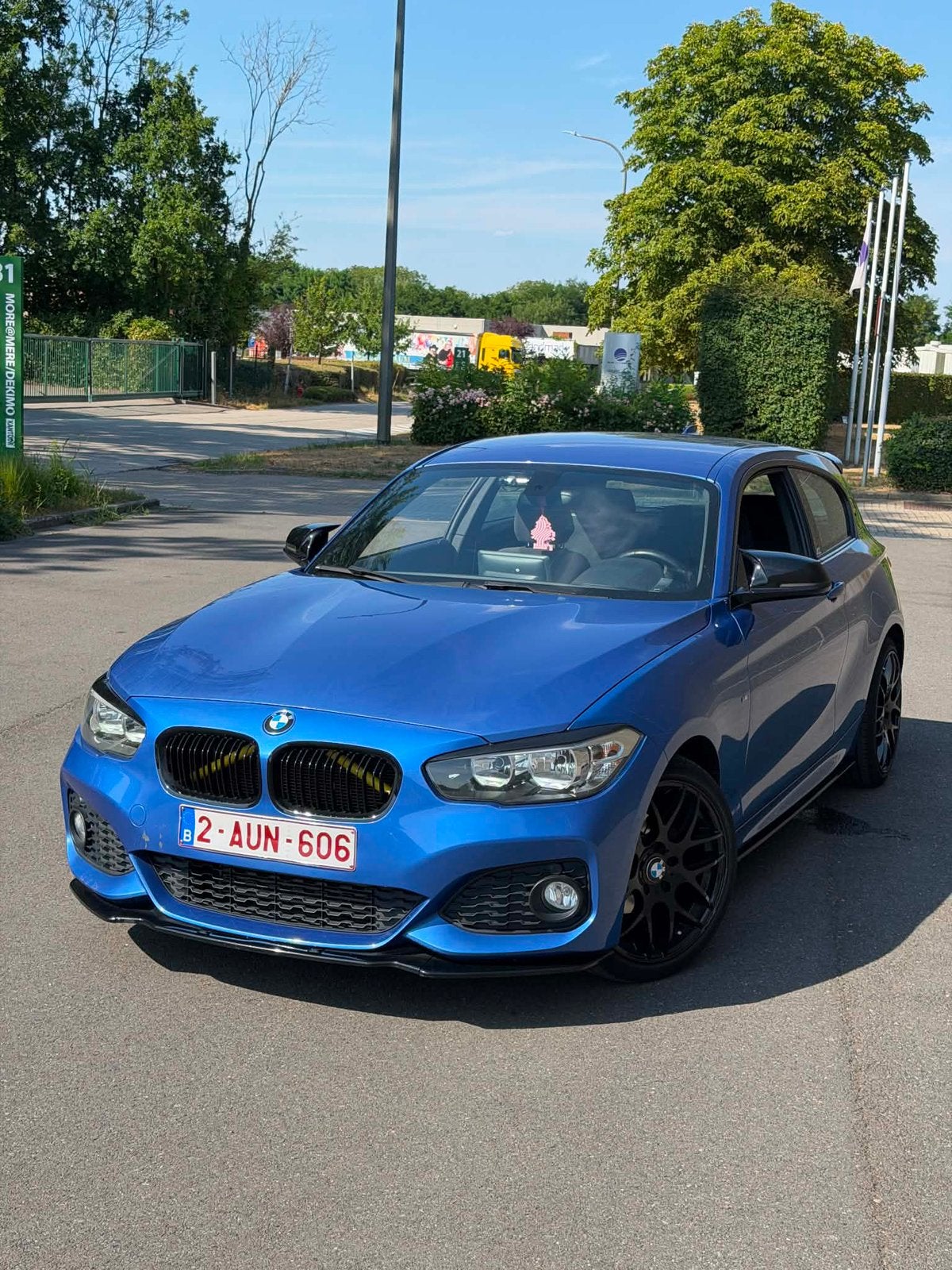 BMW 116i, Auto's, Euro 6, Blauw, Alcantara, Handgeschakeld