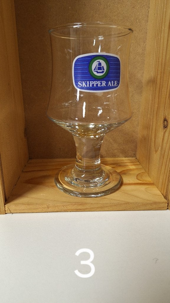 bierglas Skipper (nr3), Enlèvement, Utilisé, Verre ou Verres, Autres marques