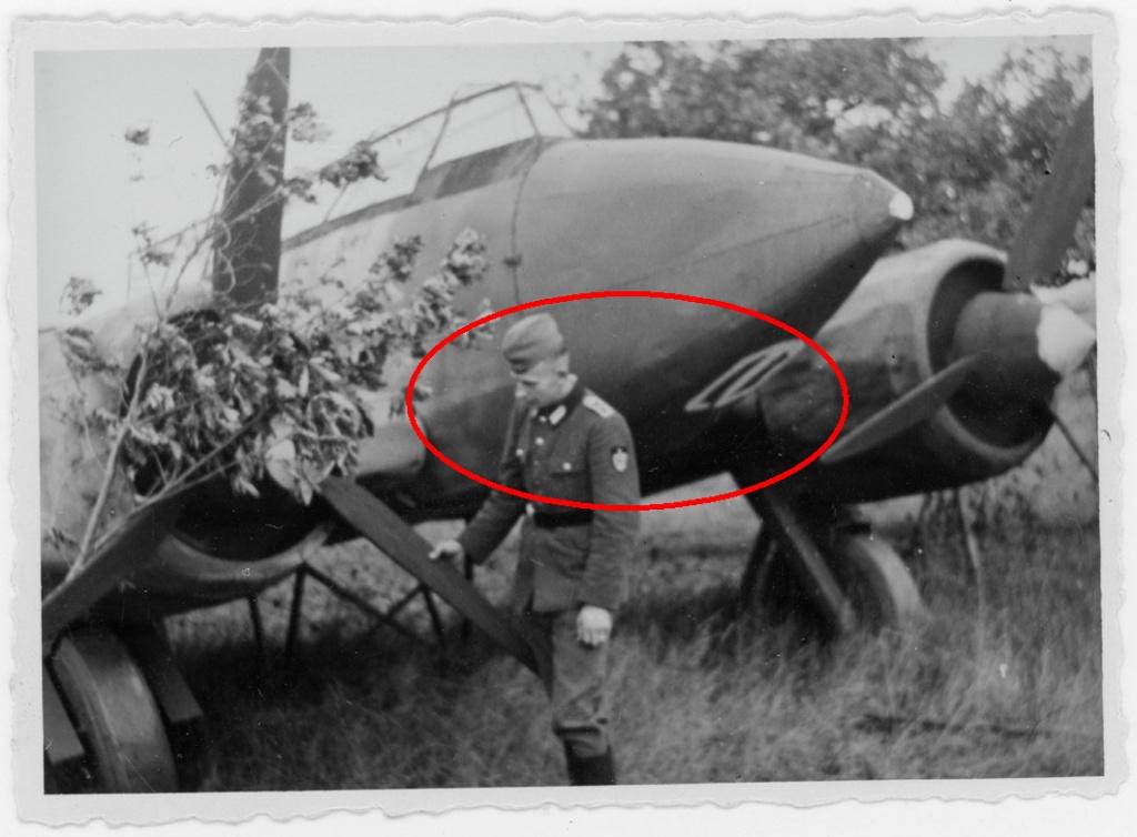 orig. foto - buitgemaakt Frans vliegtuig - Potez 630 ? - WO2, Verzamelen, Militaria | Tweede Wereldoorlog, Verzenden, Luchtmacht