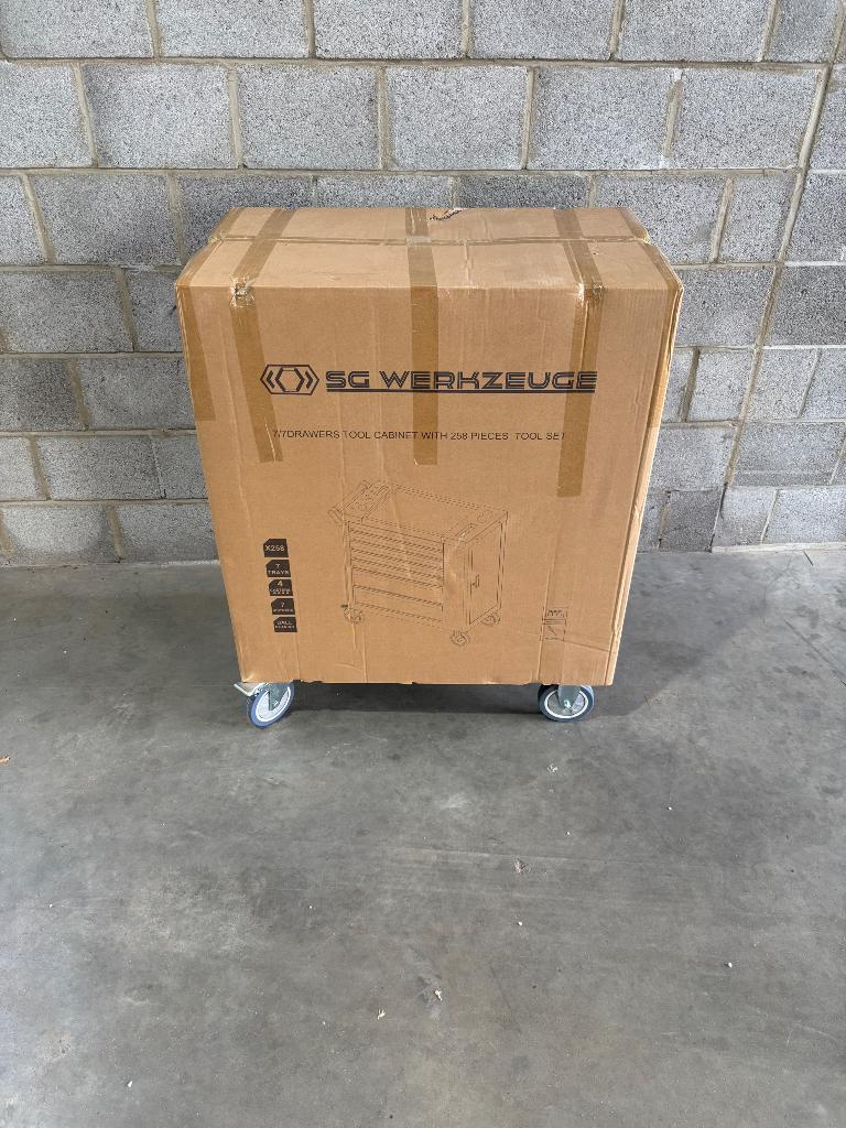 SG Werkzeuge gereedschapswagen, Doe-het-zelf en Bouw, Ophalen, Gevuld, Nieuw