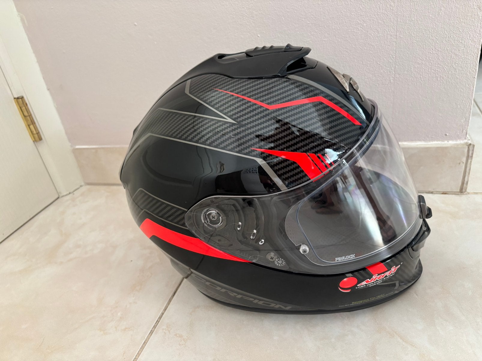 Motorhelm Scorpion, M, Dames, Nieuw zonder kaartje, Integraalhelm