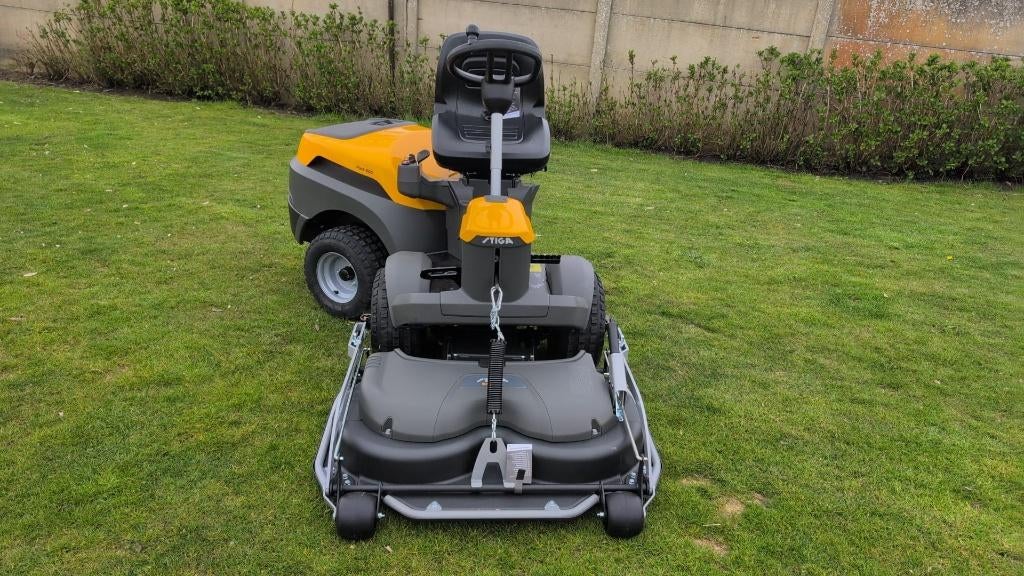 Nieuw Stiga Park 500 frontmaaier zitmaaier 95cm mulchmaaidek, Tuin en Terras, Zitmaaiers, Stiga, Nieuw, 90 tot 120 cm, Versnellingen