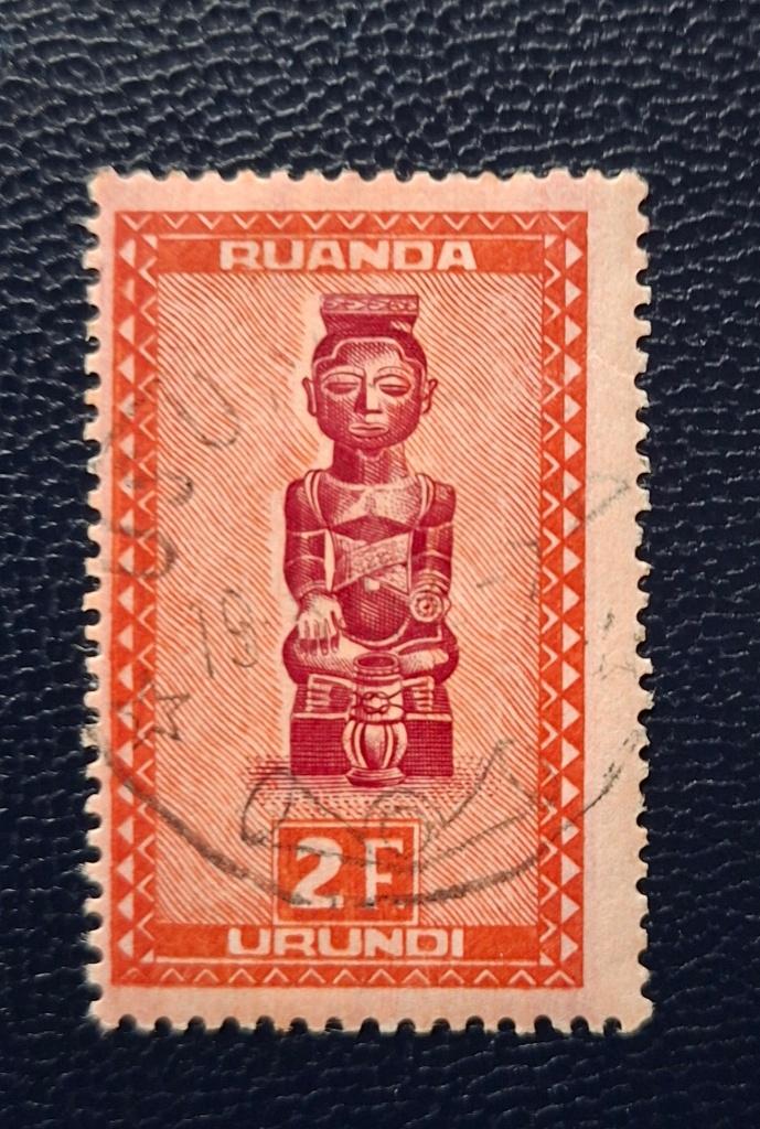 Postzegel Ruanda-Urundi OBP 164, Postzegels en Munten, Ophalen of Verzenden, Gestempeld