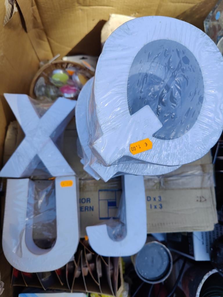 Letters x, u, q en j hobbymateriaal, Hobby en Vrije tijd, Ophalen of Verzenden
