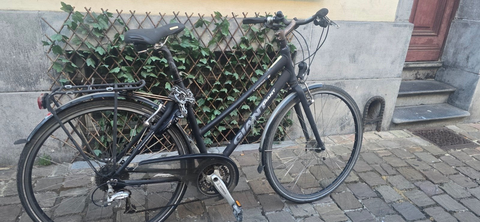 stadsfiets, Giant, 27 versnellingen, in zeer goede staat, Ophalen, Zo goed als nieuw, Giant, Versnellingen