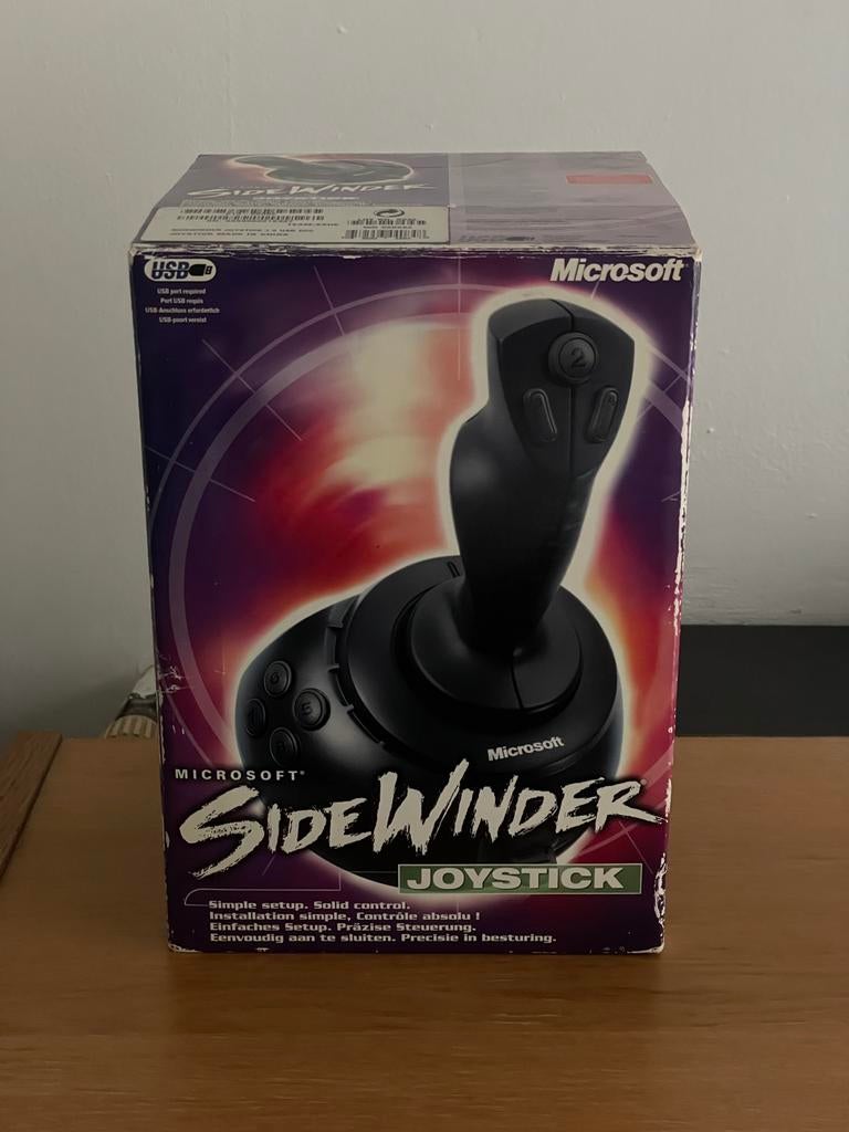 Microsoft SideWinder, vintage joystick, 1999-2001, Ophalen, Zo goed als nieuw