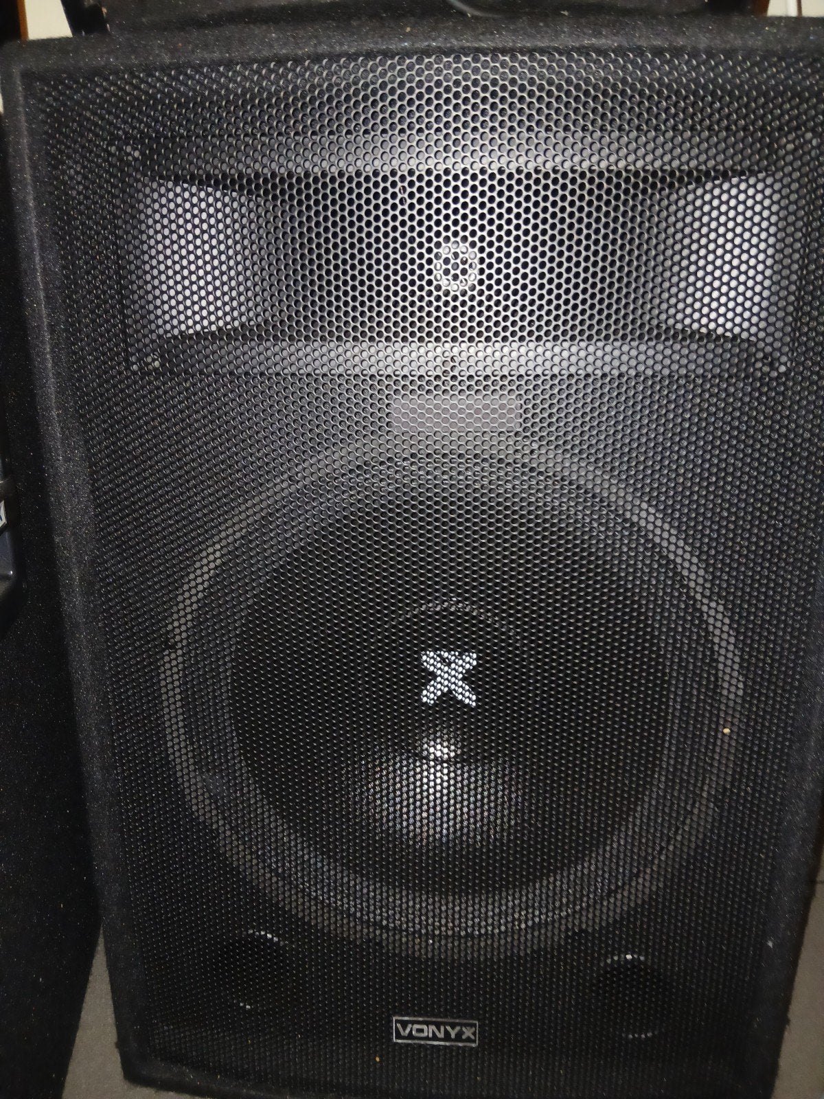 Speakers en versterkers en draadloze jbl microfoon's, Ophalen, Zo goed als nieuw
