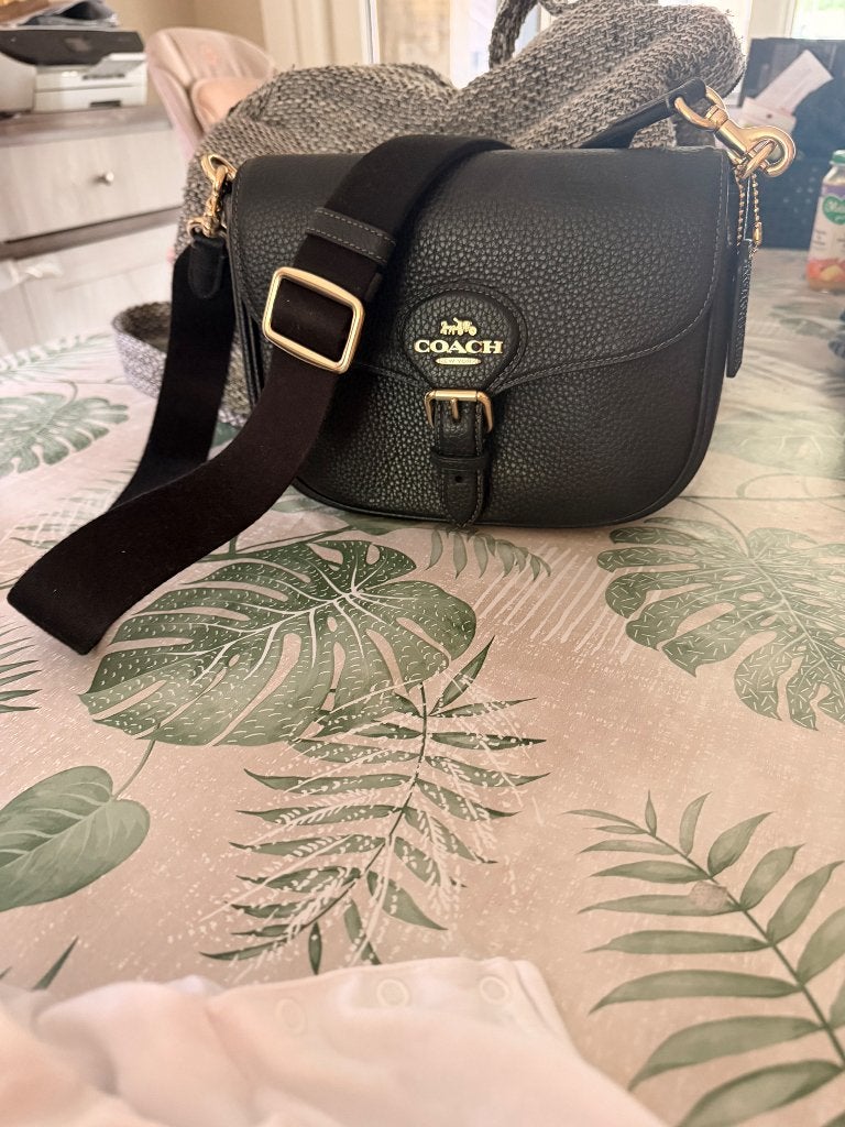 Coach lederen crossbody tas Nieuw, Enlèvement, Neuf, Noir, Sac à main