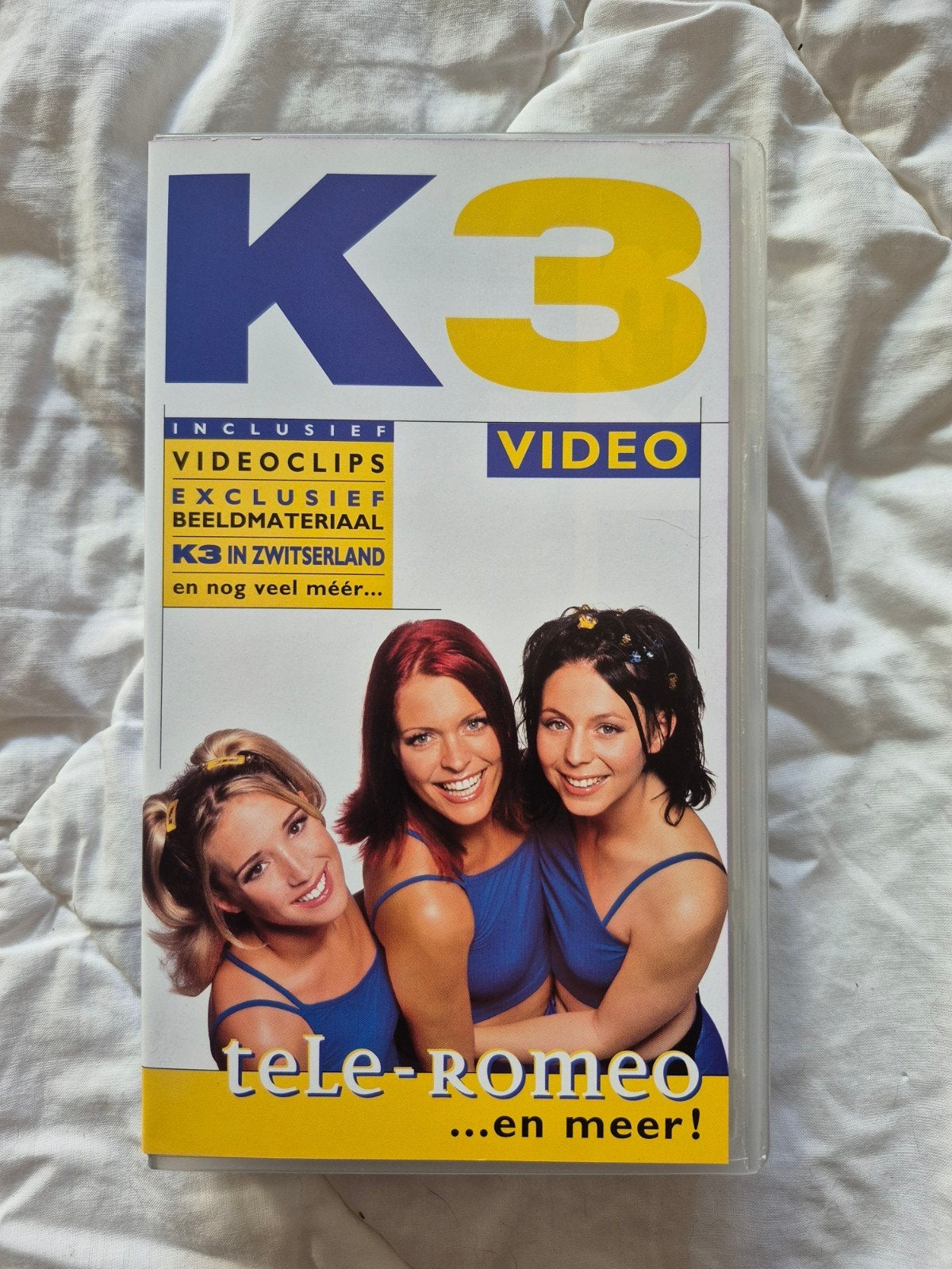 Vintage videoband "Tele-Romeo" van K3 originals, Collections, Enlèvement ou Envoi, Comme neuf