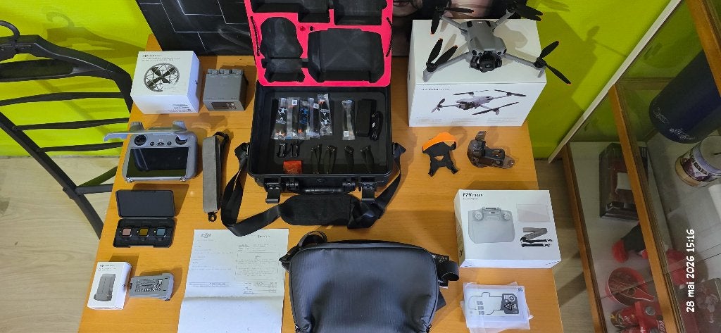 Dji mini 5 pro more fly combo, 30 tot 45 minuten, Cameradrone, Ophalen of Verzenden, Zo goed als nieuw