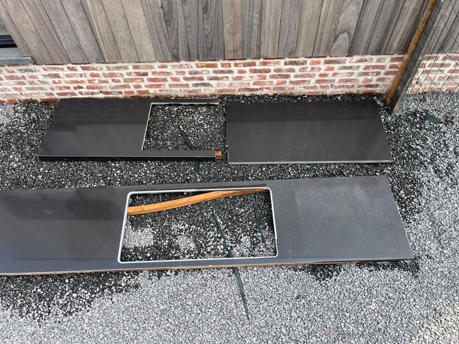 Natuursteen werkblad, Ophalen, Gebruikt