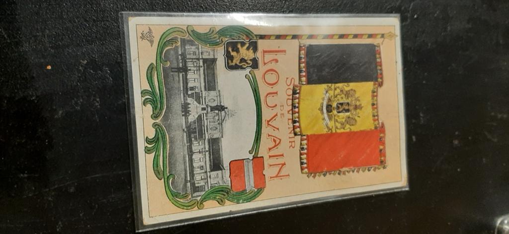 Leporello postkaart systeemkaart Leuven 1920 Louvain, Verzamelen, Postkaarten | België, Ophalen