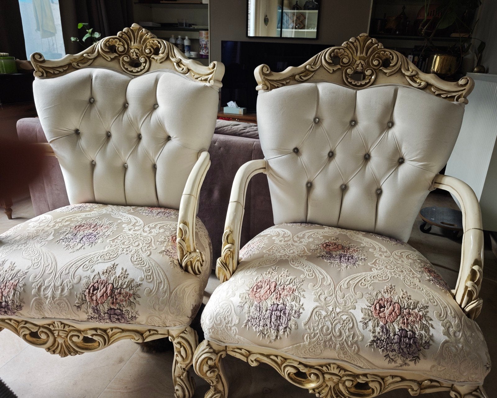 Rococo zetels, Antiek en Kunst, Ophalen
