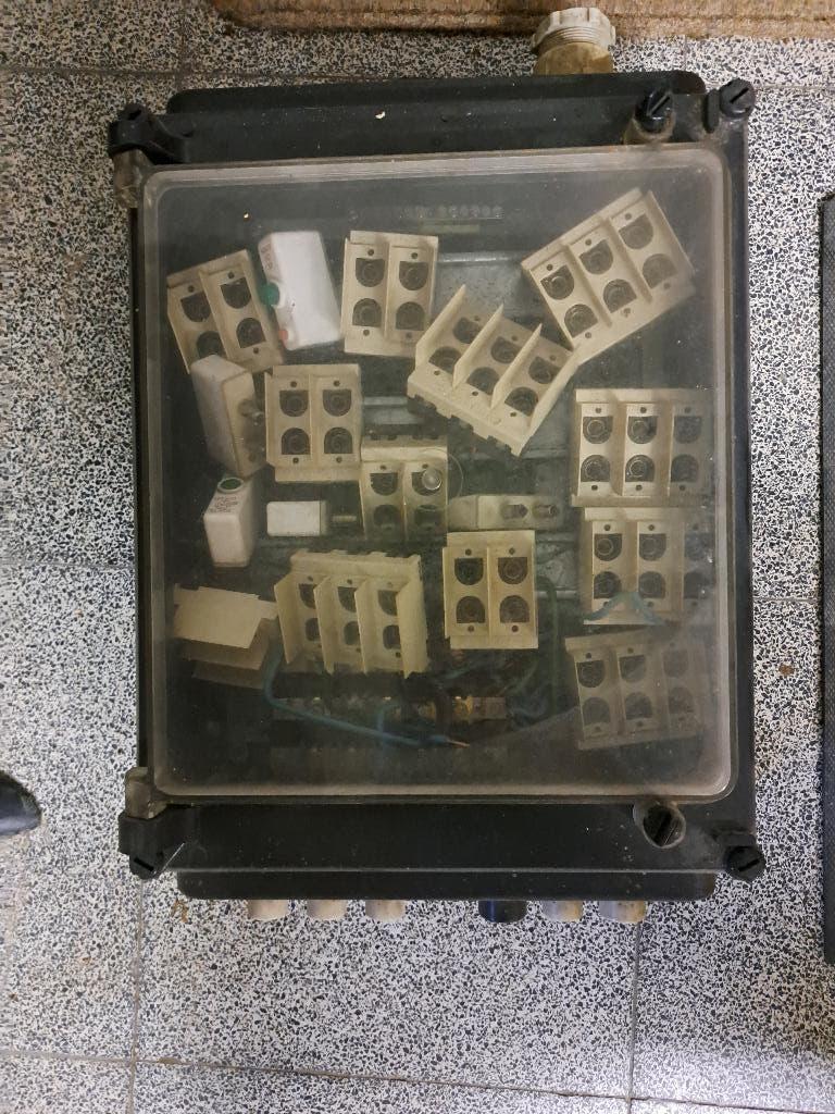 Vintage elektriciteitskast + penautomaten, Doe-het-zelf en Bouw, Elektriciteit en Kabels, Ophalen, Gebruikt, Overige typen