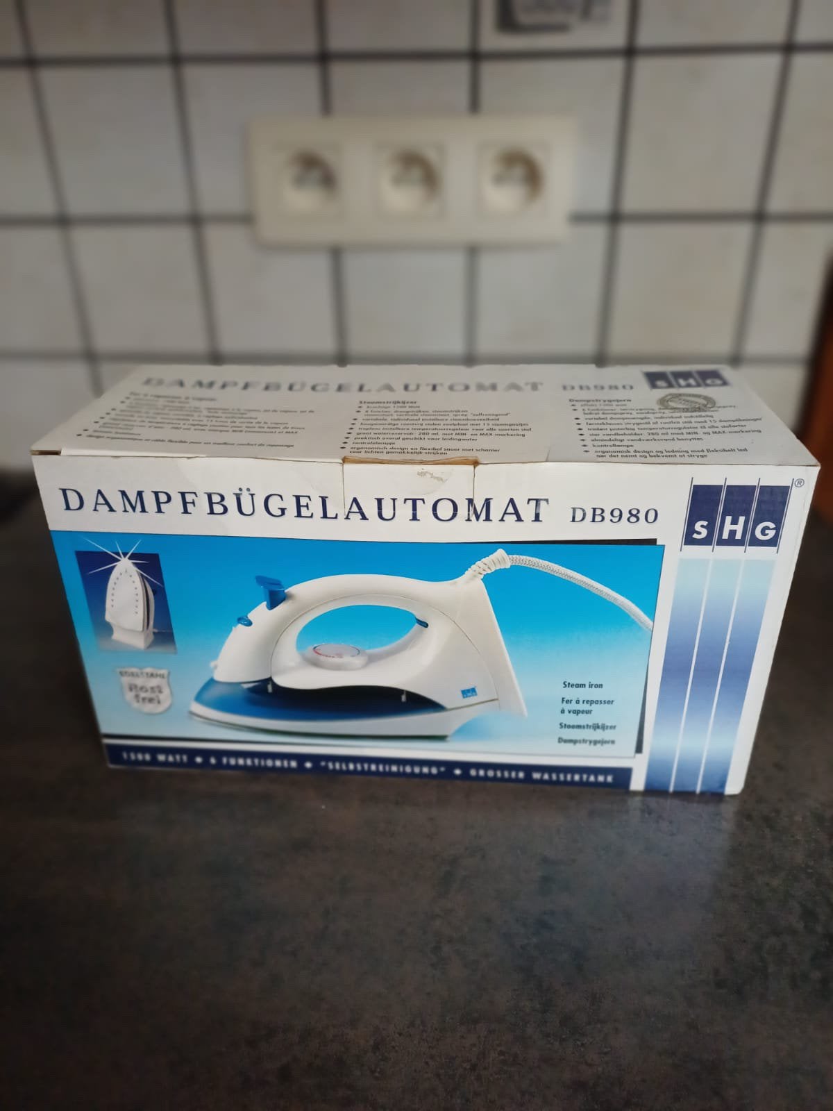 Stoomstrijkijzer, Ophalen, Nieuw