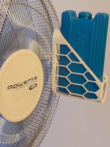 Ventilator Airco Upgrade - Universele Koelelement Houder, Enlèvement ou Envoi, Comme neuf, Ventilateur